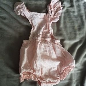 Pink Muslin Romper